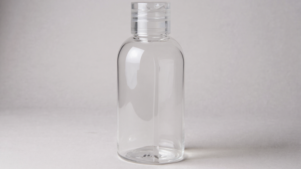 Lot de 6 flacons de voyage 100 ml, étanches, conformes TSA, rechargeables, faciles à presser et nettoyer pour lotions et soins.