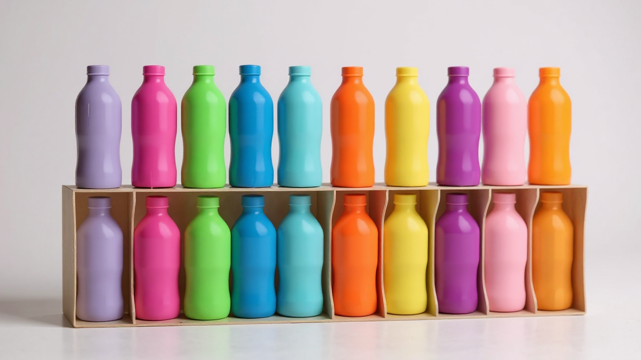 20 bouteilles colorées, 10 couleurs, jeu de devinette à deux joueurs, stimule mémoire et logique, idéal pour fêtes et activités en famille.