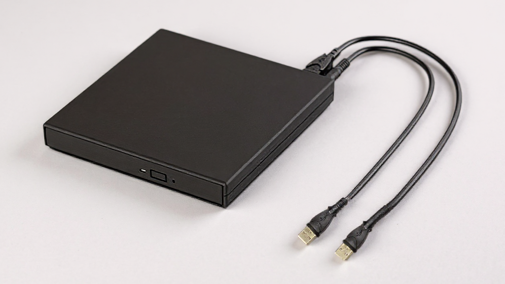 Lecteur/Graveur CD/DVD Externe USB 2.0 : Design slim et portable, compatible PC et laptop, lecture et gravure CD-RW/DVD-RW facile.