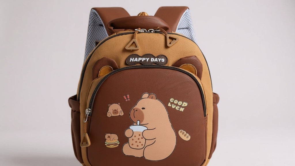 Cute Capybara Pattern Backpack - Large Capacity, Lightweight &amp; Stylish, Adjustable Straps, Durable Lining, Perfect for School, Travel &amp; Outings, Capybara Accessorie