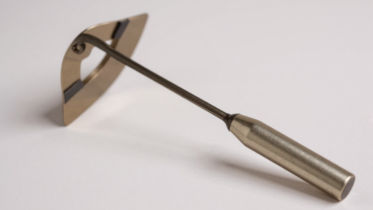 Heavy-Duty All-Steel Garden Hoe - Professional Gardening Tool with Crescent Moon Blade, Ladder-Shaped Design for Weeding, Digging, Planting - Ideal for Home, Farm, Landscaping - Durable Farm &amp; Yard Maintenance Hoe, Farm Equip