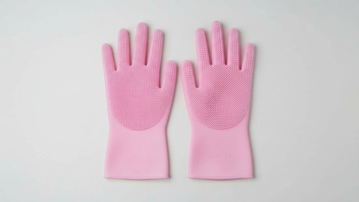 Gant de toilettage pour animaux. Élimine efficacement les poils de chiens et chats avec brosse slicker flottante.