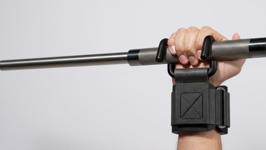 Lot de 2 crochets de levage avec bandes de soutien pour poignets, réglables, idéals pour deadlifts, tractions et haltères, assistance pour tous niveaux.