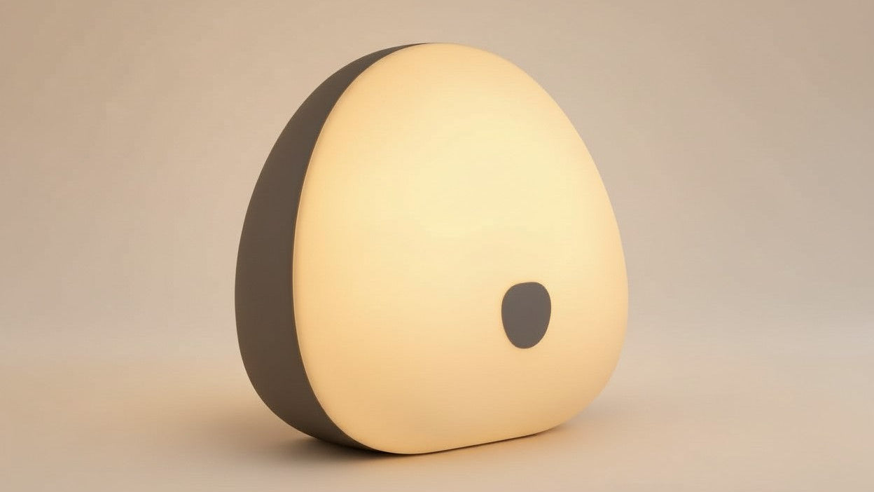 Veilleuse LED à bruit blanc, couleurs multiples, intensité réglable, sons apaisants, minuterie, portable avec batterie rechargeable 1200 mAh.