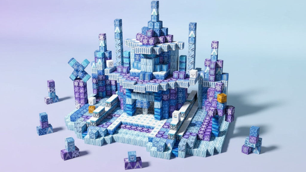 Blocs magnétiques, 48/64/100 pièces, cubes de construction pour enfants 3‑12 ans, stimule créativité et motricité, idéal cadeau ou bas de Noël.