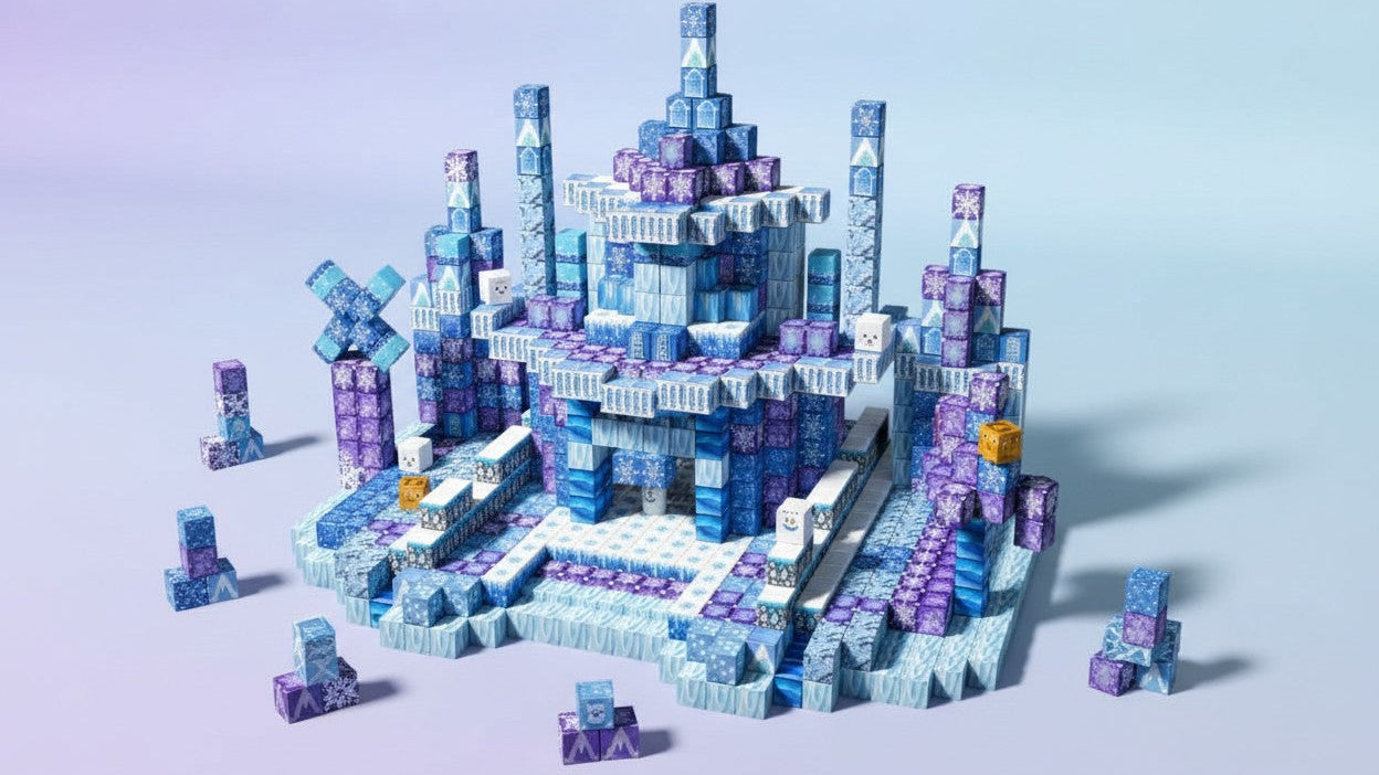 Blocs magnétiques, 48/64/100 pièces, cubes de construction pour enfants 3‑12 ans, stimule créativité et motricité, idéal cadeau ou bas de Noël.