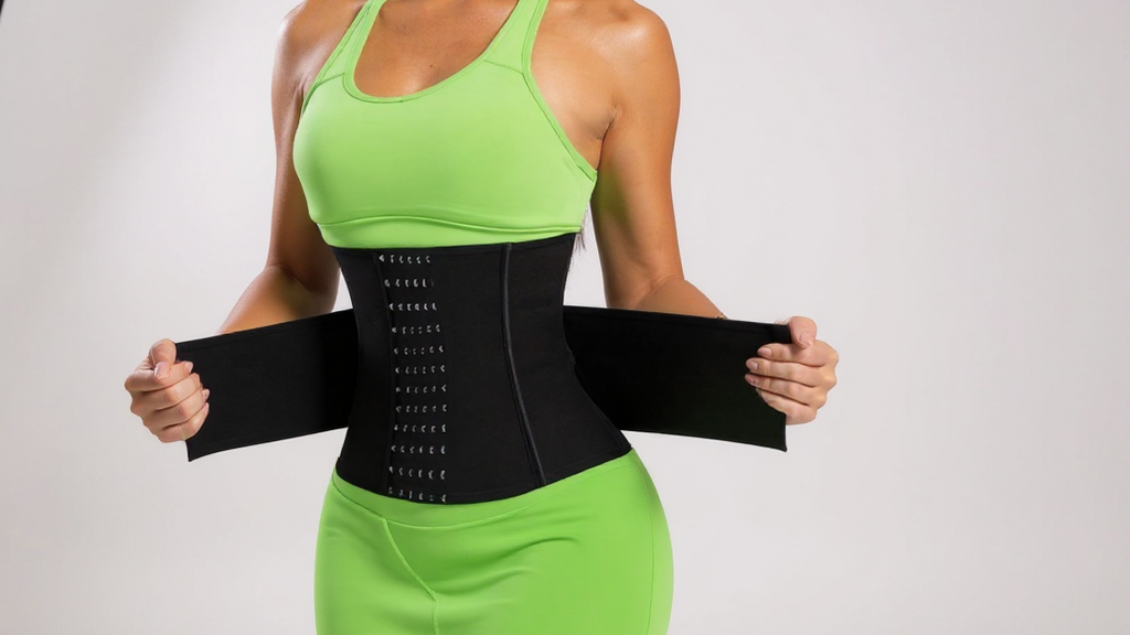 Ceinture abdominale femme, double couche renforcée, gaine de taille et body shaper, pour modeler et soutenir la taille efficacement.