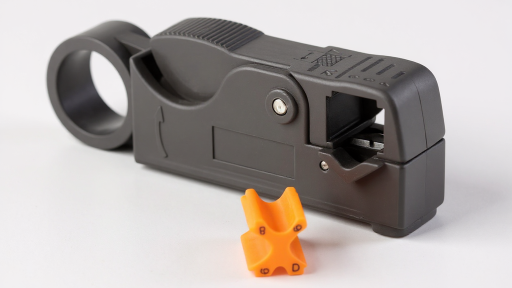 Automatic Wire Stripper Coaxial Cable Cutter Tool - High-Quality Multi-Functional Rotary Design with High-Impact Material, Ergonomic Handle &amp; Removable Cover for Precision Wire Stripping, No Assembly Required, Wire Stripping