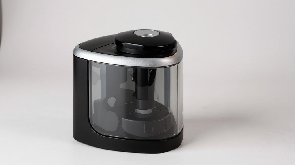 Automatic Electric Pencil Sharpener with Auto-Stop &amp; Lead Breakage - Desktop Sharpener for Office &amp;, No Needed, Compact Design, Sharpens Pencils in Seconds, Pencil Sharpener Electric, Supplies, Sleek Style, Waste Container