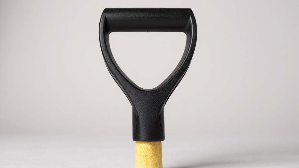 1pc Heavy-Duty Ergonomic Durable Plastic Shovel Handle with Ergonomic Grip &amp; Curved/Straight Design - Compatible with Shovel, Spade, Lawn Mower-like Attachments - Ideal for Snow Removal, Gardening, Landscaping, Soil Digging