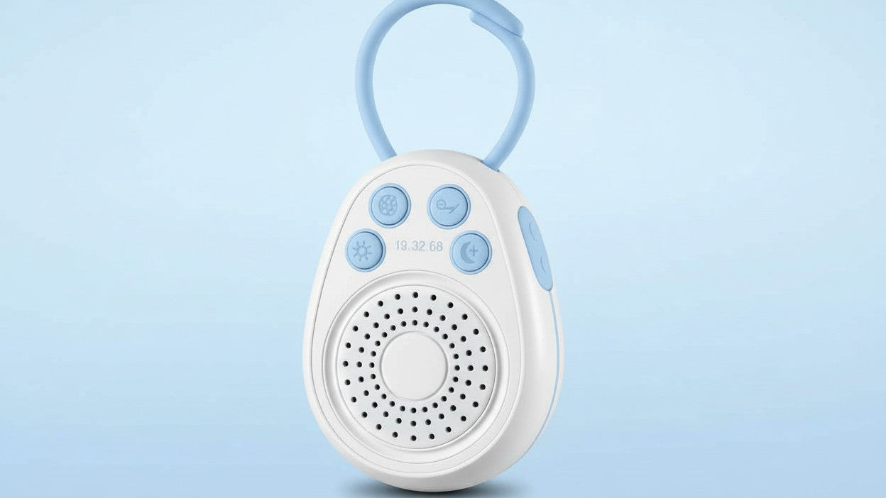 Machine à bruit blanc portable, 20 sons apaisants, batterie rechargeable 1000 mAh, idéale pour sommeil, bureau ou voyage, minuterie incluse.