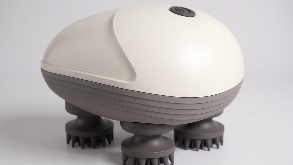 1 Handheld Pet Massager, Suitable for Dogs and Cats - Electric Cat & Dog Scratcher Tool with USB Charging Headrest/Back Itch Reliever to Soothe Tension in Muscles, Compact Massager, Lightweight Gadget, Durable Plastic, Sturdy