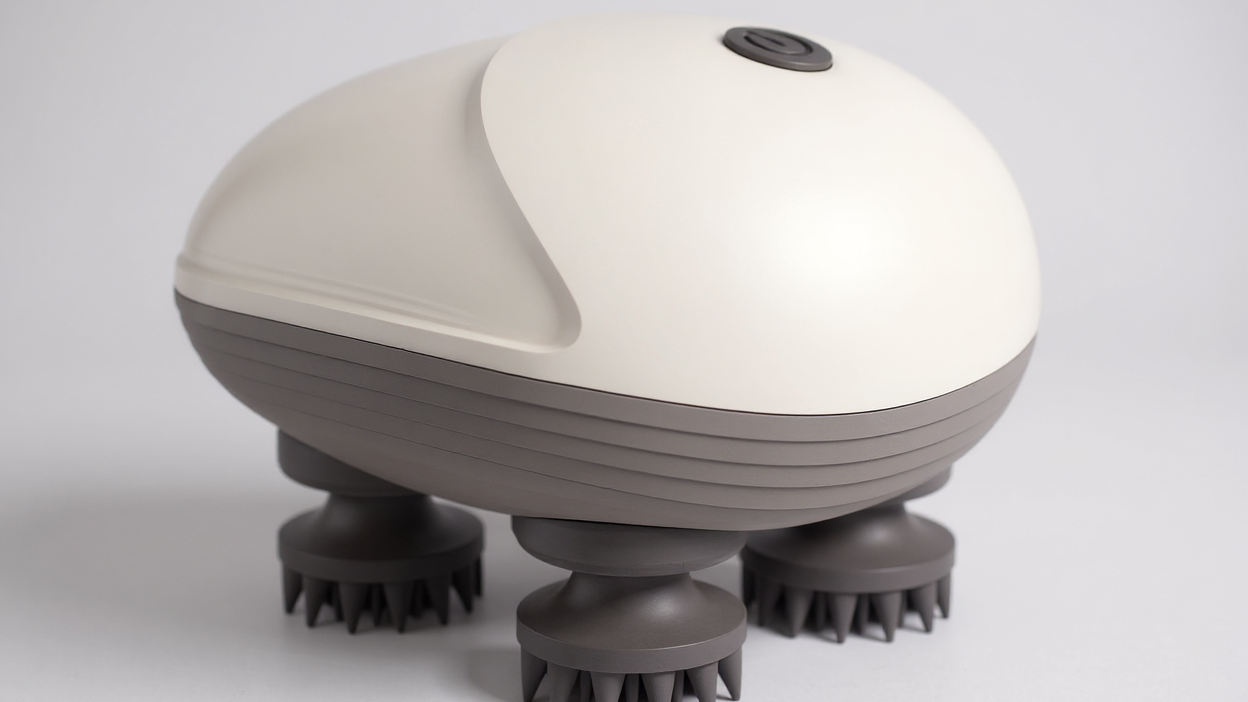 1 Handheld Pet Massager, Suitable for Dogs and Cats - Electric Cat & Dog Scratcher Tool with USB Charging Headrest/Back Itch Reliever to Soothe Tension in Muscles, Compact Massager, Lightweight Gadget, Durable Plastic, Sturdy