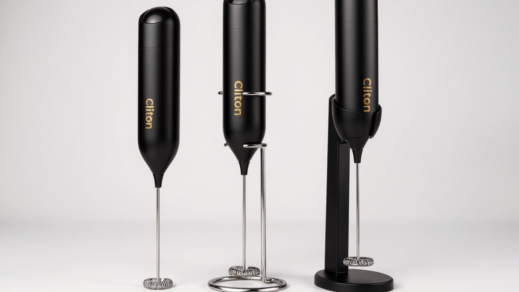 Mousseur à Lait Électrique Sans Fil : Fouet inox 304, fonctionnement silencieux, portable et compact, idéal café maison ou camping.