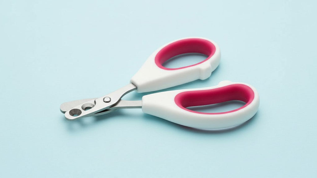 Stainless Steel Pet Nail Clippers for Cats and Small Dogs – Ergonomic Grip, Precise Trimming, Safe &amp; Easy to Use with Red Accent Handles