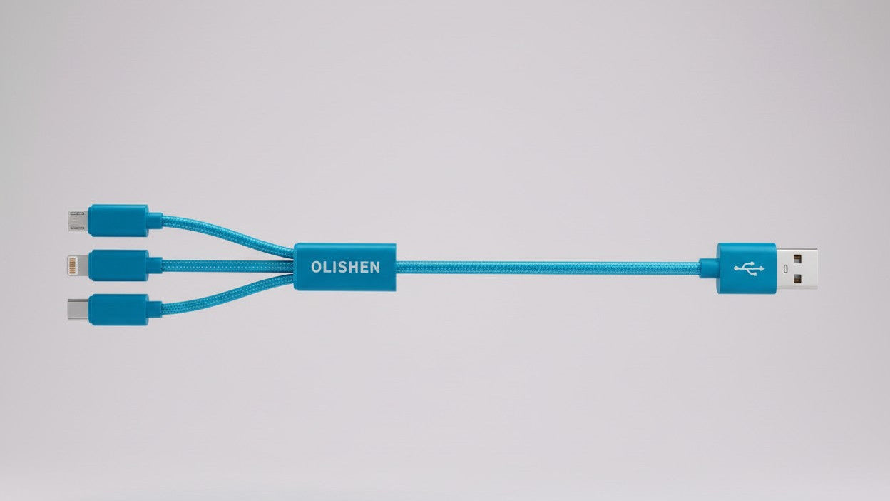 2pcs 3-in-1 Fast Charging Cable | Durable Nylon Braided, Compatible with iPhone, Samsung, Xiaomi, Oppo, Vivo, Redmi, OnePlus &amp; More, Supports USB Charging, 10W Output Power