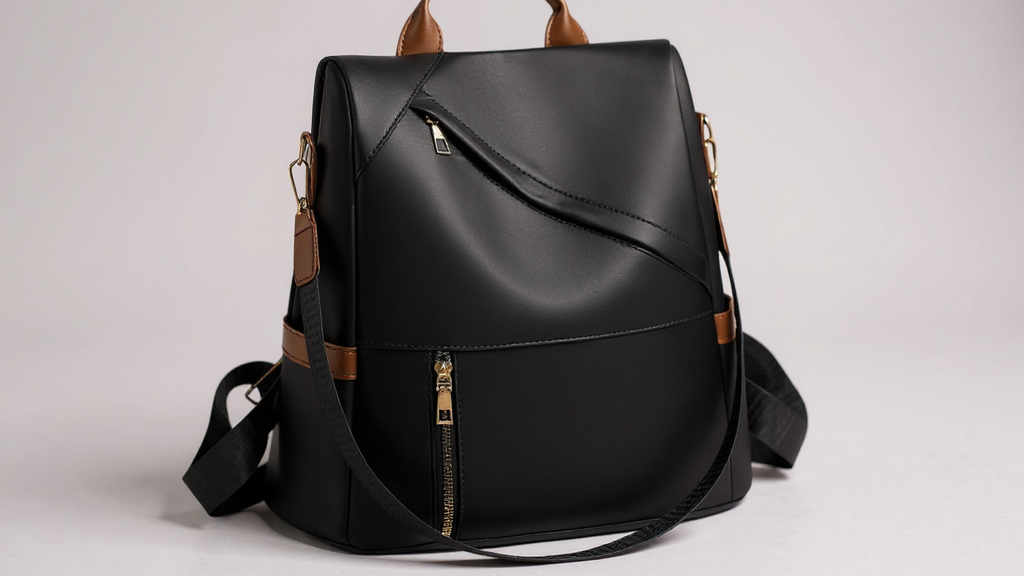 Women's Large Capacity Soft Backpack with Nylon - / Solid Color Bookbag, Commuter, Travel &amp; Laptop Carrier (Zipper Closure, Practical Pockets)