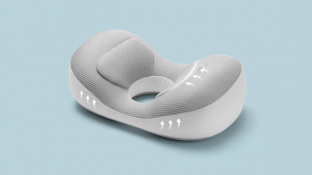 Adjustable 2-in-1 Ergonomic Maternity Pillow for Side Sleeping - Full Body Support for Back, Belly, Hips &amp; Waist - Soft Polyester, Comfortable Sleep Aid for Pregnant Women