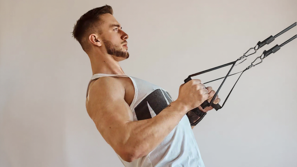 Paires de poignées d’exercice avec mousses haute densité et boucles, offrant confort et résistance pour Pilates, yoga et renforcement musculaire.