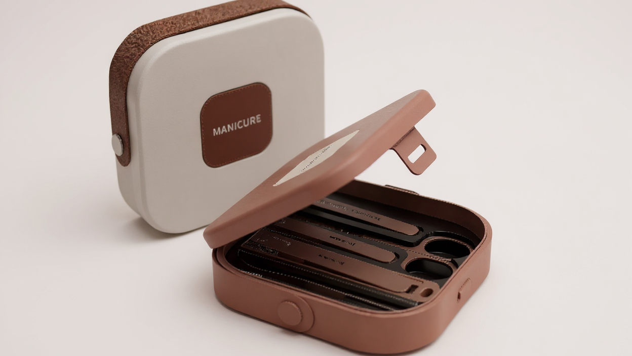 Set de 8 coupe-ongles en acier inoxydable avec boîte de rangement, étanche et portable, parfait pour soins personnels et voyage.