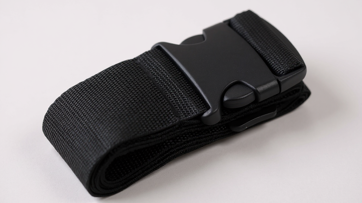 1pc Custom Embroidered Luggage Strap with Personalized Name/Text - Durable Nylon Adjustable Shoulder Strap, Colorful Luggage Protector &amp; Identifier for Suitcases, Travel Bags, Airports (Hand Washable), Suitcase Identifier, St