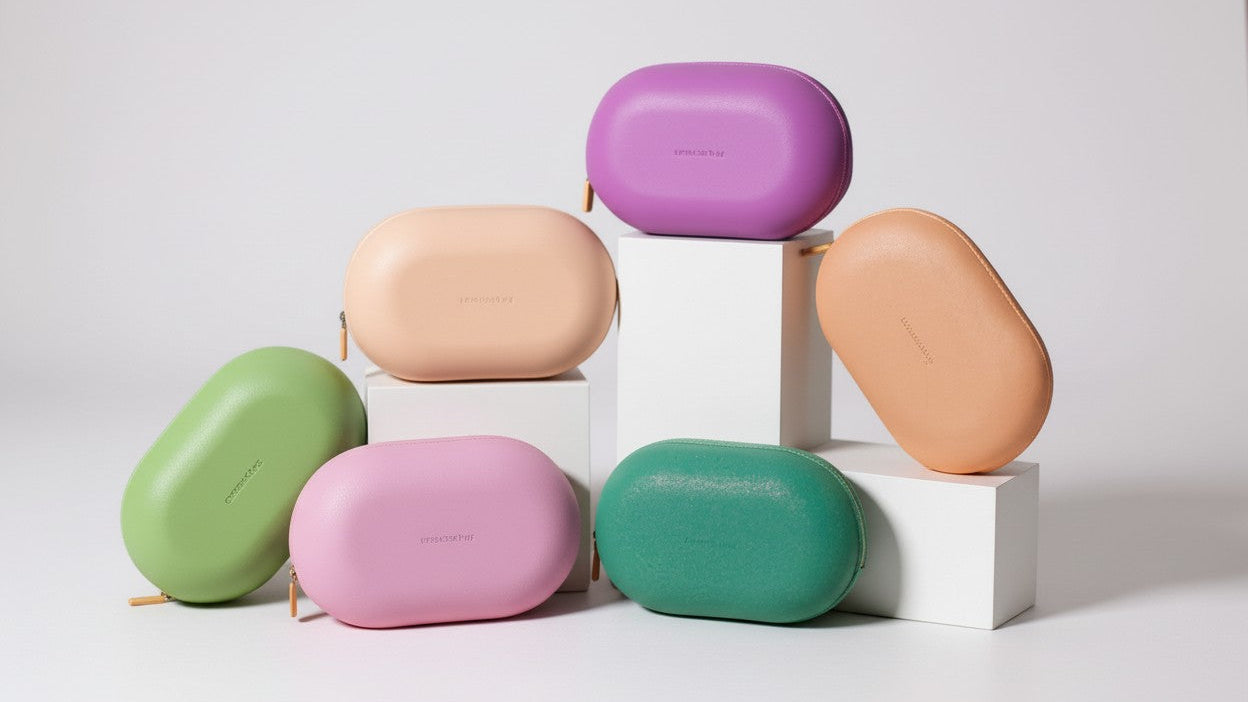 Trousse de toilette grande capacité en silicone, étanche, compartiments multiples, portable, idéale voyage et affaires, fermeture éclair durable, design minimaliste.