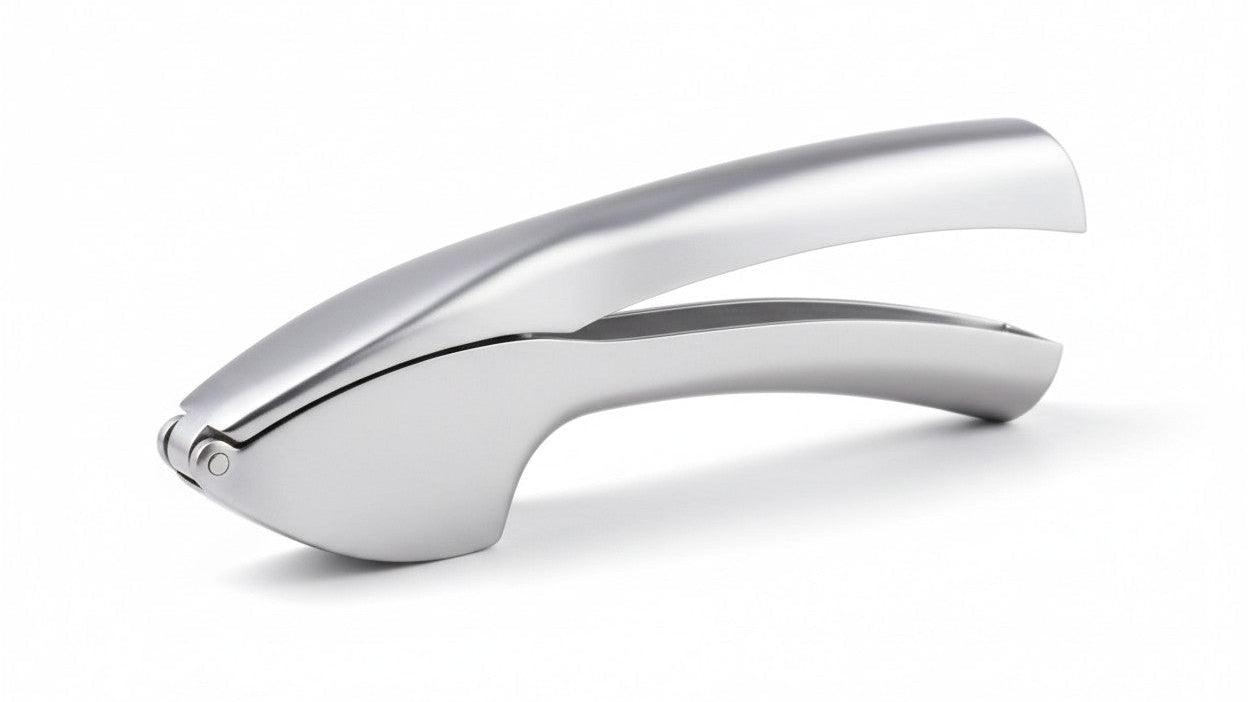 Ultra-Durable 3-in-1 Garlic &amp; Ginger Press - Manual Mincer, Crusher, and Peeler for Kitchen Use