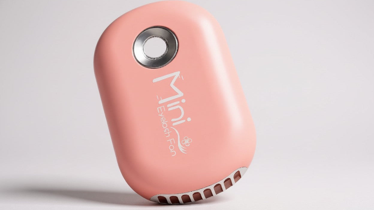 AORAEM Handheld Eyelash Dryer - Portable 3-Speed ​​Lash Blower with, 4-5H Runtime, Lash Dryer for Eyelash Extensions, Makeup &amp; Sensitive Beige, -C (No Airplane Mode)