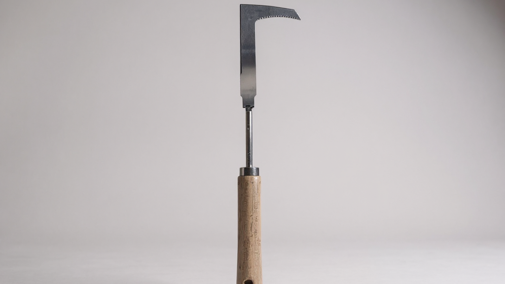 آلة إزالة الأعشاب اليدوية المصنوعة من الفولاذ المقاوم للصدأ والمزودة بآلية تروس، مصممة لإزالة الأعشاب الضارة وصيانة الطرق والممرات بكفاءة.