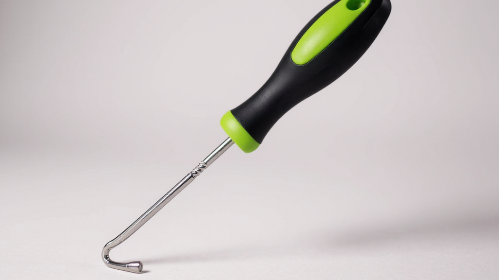 Lot de 2 crochets à mauvaises herbes robustes Outils ergonomiques pour désherber allées, enlever mousse, atteindre espaces étroits, entretien durable des pelouses et jardins.